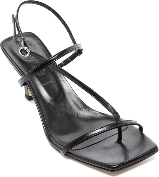 Aeyde Elise 65mm sandals Black