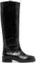 Aeyde knee-high leather boots Black - Thumbnail 1