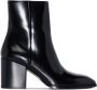 Aeyde Leandra 75mm leather ankle boots Black - Thumbnail 1