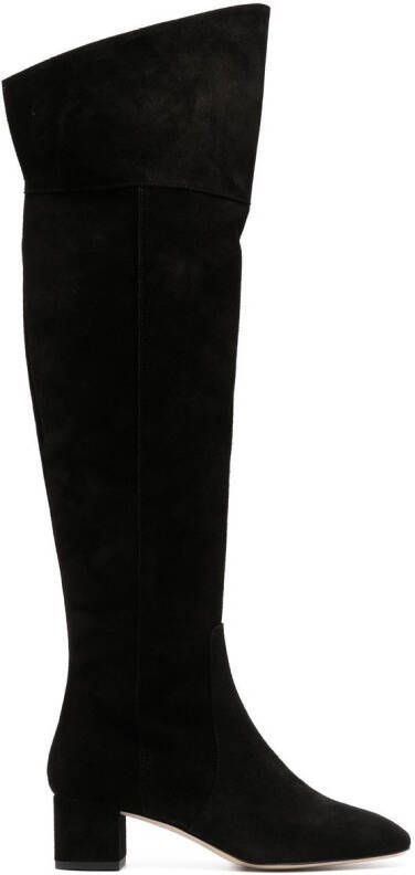 Aeyde Letizia thigh-high boots Black