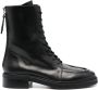 Aeyde low heel combat boots Black - Thumbnail 1
