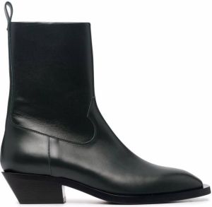 Aeyde Luis leather boots Green