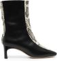 Aeyde Manu 55mm panelled boots Black - Thumbnail 1