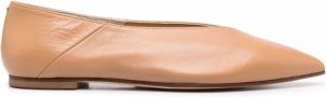 Aeyde pointed ballerina shoes Brown
