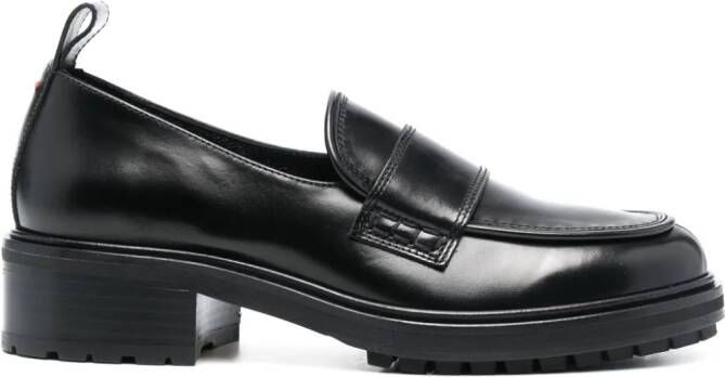 Aeyde Ruth 40mm leather loafers Black