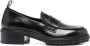Aeyde Ruth 40mm leather loafers Black - Thumbnail 1