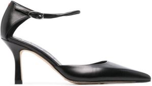 Aeyde Selma pointed-toe heeled pumps Black