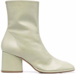 Aeyde side-zip ankle boots Green