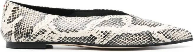 Aeyde Moa ballet flats Neutrals