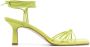 Aeyde strappy mid-heel sandals Green - Thumbnail 1