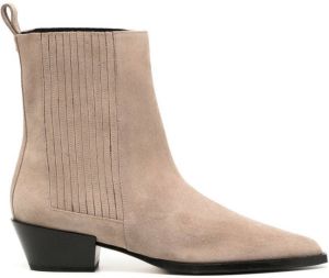 Aeyde suede ankle boots Brown
