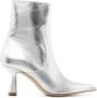 Aeyde Zuri 75mm ankle boots Silver - Thumbnail 1