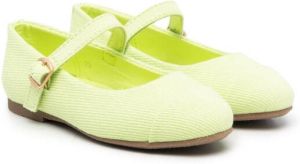Age of Innocence Bebe side-buckle ballerina shoes Green
