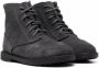 Age of Innocence Gents lace-up suede ankle boots Grey - Thumbnail 1