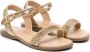 Age of Innocence Iris sequin-embellished sandals Gold - Thumbnail 1
