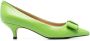 Age of Innocence Jacqueline 50mm bow-embellished pumps Green - Thumbnail 1