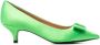 Age of Innocence Jacqueline 50mm bow-embellished pumps Green - Thumbnail 1