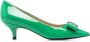 Age of Innocence Jacqueline 60mm bow-embellished pumps Green - Thumbnail 1
