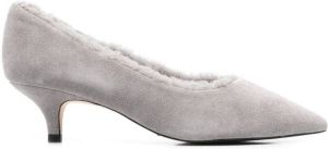 Age of Innocence Juliette 50mm pointed-toe pumps Grey