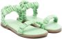 Age of Innocence Kyle ruched open-toe sandals Green - Thumbnail 1