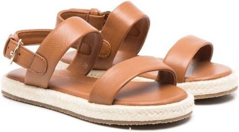 Age of Innocence leather open-toe sandals Brown