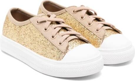 Age of Innocence Mabel glitter sneakers Gold