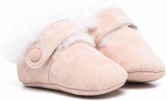 Age of Innocence shearling-lined slipper boots Pink