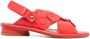AGL Alison 35mm leather sandals Red - Thumbnail 1