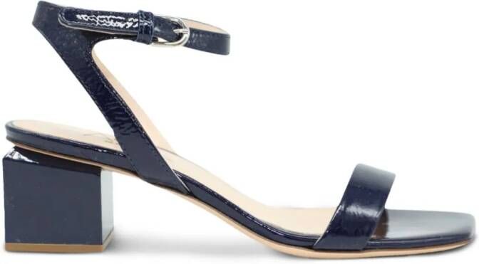 AGL Angie 60mm patent-leather sandals Blue