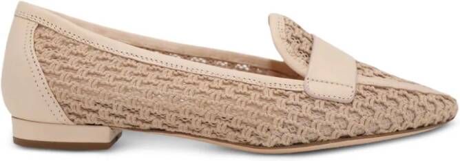 AGL Blanca woven loafers Neutrals