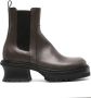 AGL Caro Beat 60mm leather boots Brown - Thumbnail 1