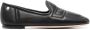 AGL debossed-detail leather loafers Black - Thumbnail 1