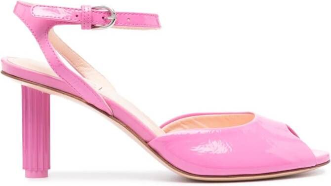 AGL Dorica 65mm leather sandals Pink
