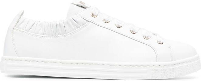 AGL elasticated ankle low-top sneakers White