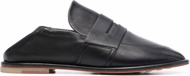 AGL folding heel loafers Black