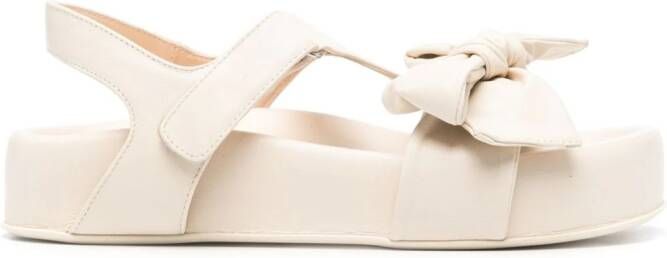 AGL Jane bow-detail sandals Neutrals