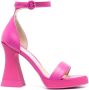 AGL Janis 110mm leather sandals Pink - Thumbnail 1