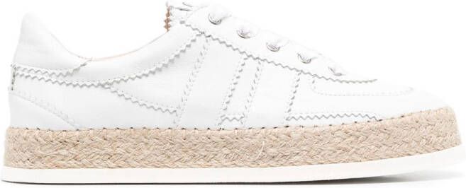 AGL lace-up low-top sneakers White