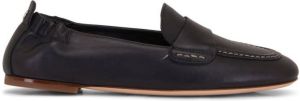 AGL leather slip-on loafers Black