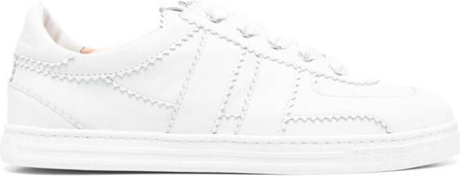 AGL Leda leather sneakers White
