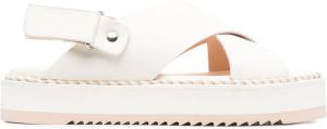 AGL Marta criss-cross sandals White