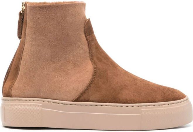 AGL Meghan suede ankle boots Brown
