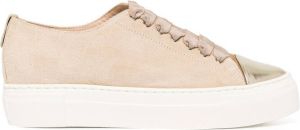 AGL Mollie suede low-top sneakers Gold