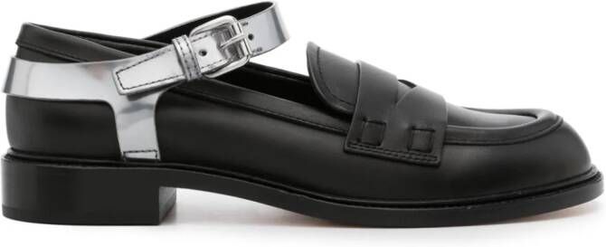 AGL Olivia leather loafers Black