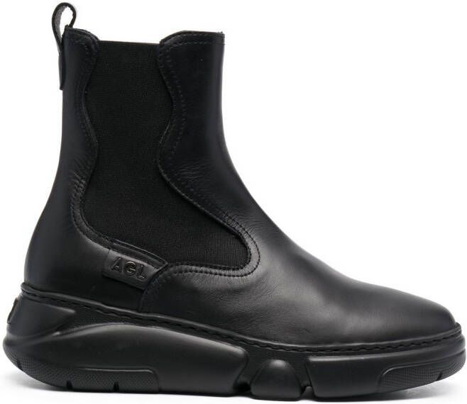 AGL Patty elasticated side-panel boots Black