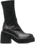 AGL platform-sole ankle boots Black - Thumbnail 1