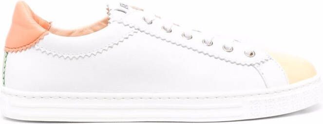 AGL Sade low-top leather sneakers White