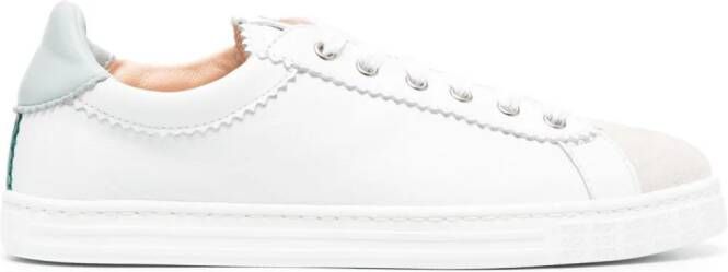 AGL Sade toe-cap leather sneakers White