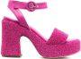 AGL Sista Zerby 80mm leather sandals Pink - Thumbnail 1