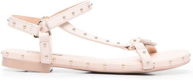 AGL stud-detailing open-toe sandals Pink